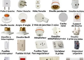 40 composants électriques couramment utilisés dans les installations domestiques