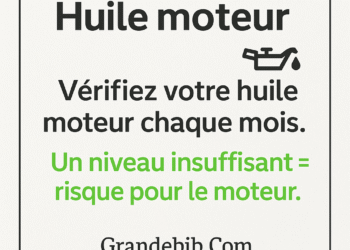 Vérifiez votre huile moteur chaque mois : un geste simple qui protège votre moteur