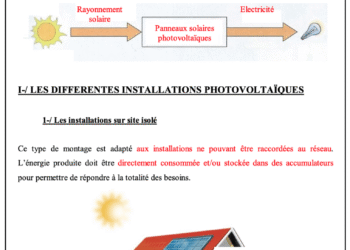 L’ENERGIE SOLAIRE PHOTOVOLTAÏQUE